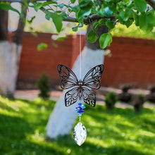 Load image into Gallery viewer, Crystal Garden Sun-catcher Hanging Crystals Prisms Ornament For Window Glass Chandelier Solar Hummingbird Owl Wind Chimes Rainbow Chaser  Garden Hanging  Curtain Pendant Home Decor Gift Boxed Sun Catcher Gift Idea For Mom Friends Grandma Hummingbird
