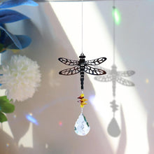 Load image into Gallery viewer, Crystal Garden Sun-catcher Hanging Crystals Prisms Ornament For Window Glass Chandelier Solar Hummingbird Owl Wind Chimes Rainbow Chaser  Garden Hanging  Curtain Pendant Home Decor Gift Boxed Sun Catcher Gift Idea For Mom Friends Grandma Hummingbird
