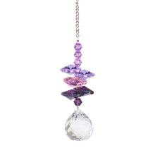 Load image into Gallery viewer, Crystal Garden Sun-catcher Hanging Crystals Prisms Ornament For Window Glass Chandelier Solar Hummingbird Owl Wind Chimes Rainbow Chaser  Garden Hanging  Curtain Pendant Home Decor Gift Boxed Sun Catcher Gift Idea For Mom Friends Grandma Hummingbird
