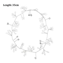 Load image into Gallery viewer, Crystal Pearl Bridal Tiaras Hairbands Hairpins Bridesmaid Diamante Hair Vine Accessories Wedding Jewelry 35cm Headwear Gorgeous Hair Accessories For Women

