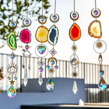 Load image into Gallery viewer, Crystal Sun Catcher Pendant Wind Chime Home Decor
