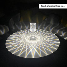 Load image into Gallery viewer, Crystal Table Lamp LED Diamond Touch Bedside Atmosphere Light RGB Remote Control Romantic Night Light Decorative Table Lamp Cute Study Lamps for Bedroom Décor
