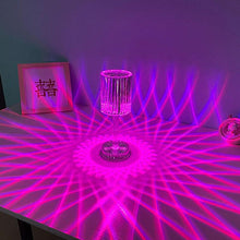 Load image into Gallery viewer, Crystal Table Lamp LED Diamond Touch Bedside Atmosphere Light RGB Remote Control Romantic Night Light Decorative Table Lamp Cute Study Lamps for Bedroom Décor

