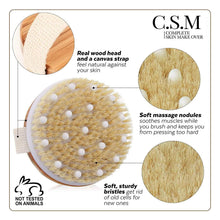 Load image into Gallery viewer, C.S.M. Body Brush for Wet or Dry Brushing
