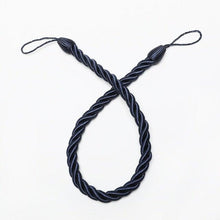 Load image into Gallery viewer, Curtain Tie Backs Gold Handmade Weave Curtain Holder Clip Buckle Rope Home Decorative Room Accessories Curtain Tieback Curtain Handmade Tiebacks Ropes Holdbacks 74CM
