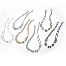 Load image into Gallery viewer, Curtain Tie Backs Rope Curtain Tiebacks With Bling Crystal Beads Curtain Decor Accessories Clips Curtain Holders For Drape  Durable Tie Backs Drapery Holdbacks Holder For Window Curtain Panels Drapes Home Decor
