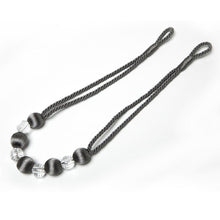 Load image into Gallery viewer, Curtain Tie Backs Rope Curtain Tiebacks With Bling Crystal Beads Curtain Decor Accessories Clips Curtain Holders For Drape  Durable Tie Backs Drapery Holdbacks Holder For Window Curtain Panels Drapes Home Decor
