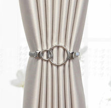 Load image into Gallery viewer, Curtain Tieback High Quality Elastic Holder Hook Buckle Clip Pretty And Fashion Polyester Decorative Home Accessories Leaves Curtain Holder Holdback For Window Drapery Convenient Office Home Decoration Buckle Holdbacks Curtain Straps
