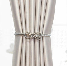 Load image into Gallery viewer, Curtain Tieback High Quality Elastic Holder Hook Buckle Clip Pretty And Fashion Polyester Decorative Home Accessories Leaves Curtain Holder Holdback For Window Drapery Convenient Office Home Decoration Buckle Holdbacks Curtain Straps
