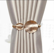 Load image into Gallery viewer, Curtain Tieback High Quality Elastic Holder Hook Buckle Clip Pretty And Fashion Polyester Decorative Home Accessories Leaves Curtain Holder Holdback For Window Drapery Convenient Office Home Decoration Buckle Holdbacks Curtain Straps
