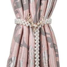 Load image into Gallery viewer, Curtain Tieback High Quality Elastic Holder Hook Buckle Clip Pretty And Fashion Polyester Decorative Home Accessories Modern Simple Style Curtain Tie Backs
