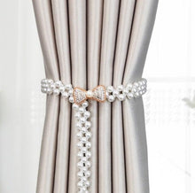 Load image into Gallery viewer, Curtain Tieback High Quality Elastic Holder Hook Buckle Clip Pretty And Fashion Polyester Decorative Home Accessories Modern Simple Style Curtain Tie Backs

