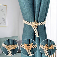 Load image into Gallery viewer, Curtain Tieback High Quality Elastic Holder Hook Buckle Clip Pretty And Fashion Polyester Decorative Home Accessories Modern Simple Style Curtain Tie Backs
