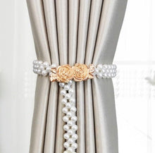 Load image into Gallery viewer, Curtain Tieback High Quality Elastic Holder Hook Buckle Clip Pretty And Fashion Polyester Decorative Home Accessories Modern Simple Style Curtain Tie Backs
