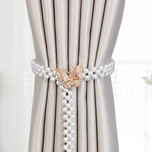 Load image into Gallery viewer, Curtain Tieback High Quality Elastic Holder Hook Buckle Clip Pretty and Fashion Polyester Decorative Home Accessories Modern Style Convenient Drape Tie Backs,Handmade Curtains Holdbacks Holder for Home Kitchen Office
