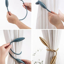 Load image into Gallery viewer, Curtain Tieback High Quality Holder Hook Buckle Clip Polyester Pretty And Fashion Decorative Home Accessories Curtain Tiebacks Clips Creative Window Drape Twist Tie Backs European Style Custom Made Curtain Holders Decorative 57cm
