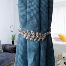 Load image into Gallery viewer, Curtain Tieback High Quality Holder Hook Buckle Clip Pretty and Fashion Polyester Decorative Home Accessories Magnetic Decorative Drapes Holdbacks Curtain Tiebacks Clips
