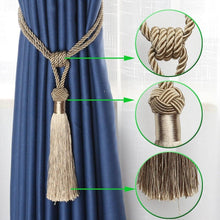 Load image into Gallery viewer, Curtain Tieback Tieback Tassel Tie Backs Decorative Curtain Clips Holdbacks Curtain Accessories For Drape Tassels Curtain Tiebacks Curtain Tassel Tiebacks Hanging Ball Tassel Curtain Hold-Backs Decorative
