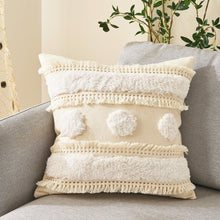 Load image into Gallery viewer, Cushion Cover Cotton Linen Pillowcase Tufted Beige Decorative Fashionable Cotton Hand-Woven Throw Pillow Covers Tufted  Pillow Covers  Bedroom Throw Pillow Cushion For Bed Home
