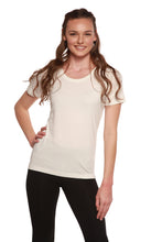 Load image into Gallery viewer, Custom Printed Women's Bamboo/Cotton Short Sleeve Scoop Neck Graphic T-Shirt
