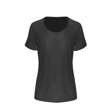 Load image into Gallery viewer, Custom Printed Women's Bamboo/Cotton Short Sleeve Scoop Neck Graphic T-Shirt
