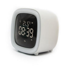 Load image into Gallery viewer, Cut Digital Alarm Clock Cartoon Night Light Desk Alarm Clock Cute Toddler Alarm Clock Dimming Sleep Training Clock with Night Light Kids Wake Up Clock USB Rechargeable Easy Setting Kids Clocks for Bedrooms Rechargeable Battery Christmas gift for Kids
