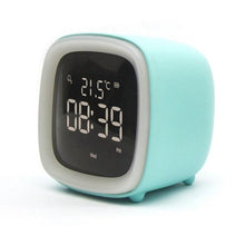 Load image into Gallery viewer, Cut Digital Alarm Clock Cartoon Night Light Desk Alarm Clock Cute Toddler Alarm Clock Dimming Sleep Training Clock with Night Light Kids Wake Up Clock USB Rechargeable Easy Setting Kids Clocks for Bedrooms Rechargeable Battery Christmas gift for Kids
