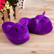 Load image into Gallery viewer, Cute And Fun Plush Emoji Slippers
