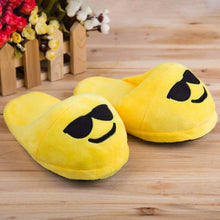 Load image into Gallery viewer, Cute And Fun Plush Emoji Slippers

