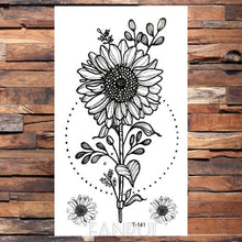 Load image into Gallery viewer, Cute Black Birds Temporary Waterproof Stickers Tattoo Flower Body Elegant Bird Butterfly Style For Womens
