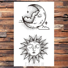 Load image into Gallery viewer, Cute Black Birds Temporary Waterproof Stickers Tattoo Flower Body Elegant Bird Butterfly Style For Womens
