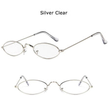Load image into Gallery viewer, Cute Black Round Style Sun Glasses Design Retro Style Women Sunglasses New Vintage Oval Small Eyewear Metal Light Frame For Female

