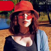 Load image into Gallery viewer, Cute Black Round Style Sun Glasses Design Retro Style Women Sunglasses New Vintage Oval Small Eyewear Metal Light Frame For Female
