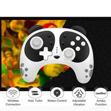 Load image into Gallery viewer, Cute Black White Joystick Wireless Bluetooth Panda Joystick Remote Controller Gamepad Compatible With For PC Laptop

