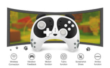 Load image into Gallery viewer, Cute Black White Joystick Wireless Bluetooth Panda Joystick Remote Controller Gamepad Compatible With For PC Laptop
