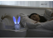 Load image into Gallery viewer, Cute Bunny Ear LED Digital Alarm Clock Electronic Kids Alarm Clock for Kids Children's Alarm Clocks for Girls Boys Bedroom Night Light for Kids Touch Control and Snoozing with USB Sound Control Rabbit Night Lamp Desk Clock Home Decoration
