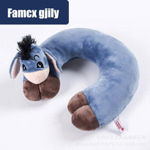 Load image into Gallery viewer, Cute Cartoon Animal U-shaped Memory Travel Pillow Neck Support Headrest Office Car Airplane Sleep  Soft Travel Neck Pillow Animal for Neck &amp; Head Support Cute Wild Life Stuffed Pillow Accessory for Naps Novelty Stuffed Animal For Adults And Children
