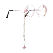 Load image into Gallery viewer, Cute Clear Optical Glasses Frame Women Round Frame Retro Eyeglasses  Decoration Eyewear Blue Light Blocking Glasses Women Thick Round Rim Frame Ladies Eyeglasses

