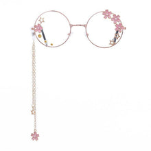 Load image into Gallery viewer, Cute Clear Optical Glasses Frame Women Round Frame Retro Eyeglasses  Decoration Eyewear Blue Light Blocking Glasses Women Thick Round Rim Frame Ladies Eyeglasses
