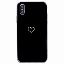 Load image into Gallery viewer, Cute Hearts Pattern Slim Thin Soft Shockproof Silicone Protective Case Case For Iphone 11 Case Cover Silicone Soft Cover For Iphone 5 5s Se 2020 6s 7 8 Plus Xs 11 Pro Max X Xr
