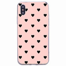 Load image into Gallery viewer, Cute Hearts Pattern Slim Thin Soft Shockproof Silicone Protective Case Case For Iphone 11 Case Cover Silicone Soft Cover For Iphone 5 5s Se 2020 6s 7 8 Plus Xs 11 Pro Max X Xr
