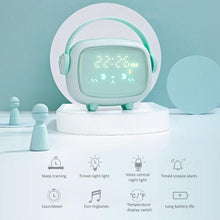 Load image into Gallery viewer, Cute Night Light Alarm Clock Timing Countdown Alarm Clock  Kids Alarm Clock Pink for Girls Bedroom Ok to Wake Children's Sleep Trainer Wake Up Light &amp; Night Light LED Smart Kids Alarm Clock Night Light For Home Decor
