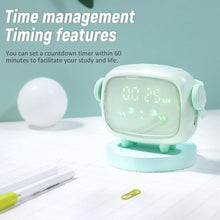 Load image into Gallery viewer, Cute Night Light Alarm Clock Timing Countdown Alarm Clock  Kids Alarm Clock Pink for Girls Bedroom Ok to Wake Children's Sleep Trainer Wake Up Light &amp; Night Light LED Smart Kids Alarm Clock Night Light For Home Decor
