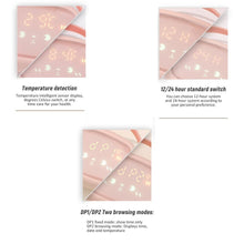 Load image into Gallery viewer, Cute Night Light Alarm Clock Timing Countdown Alarm Clock  Kids Alarm Clock Pink for Girls Bedroom Ok to Wake Children's Sleep Trainer Wake Up Light &amp; Night Light LED Smart Kids Alarm Clock Night Light For Home Decor
