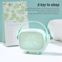 Load image into Gallery viewer, Cute Night Light Alarm Clock Timing Countdown Alarm Clock  Kids Alarm Clock Pink for Girls Bedroom Ok to Wake Children's Sleep Trainer Wake Up Light &amp; Night Light LED Smart Kids Alarm Clock Night Light For Home Decor
