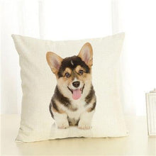 Load image into Gallery viewer, Cute Pet Dog Printed Cushion Cover Linen Pillow Cover Decorative Throw Pillow Cover For Sofa Chair Home
