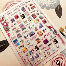 Load image into Gallery viewer, Cute rabbit Cute cat  Japanese Justice Girl 3D Back Glue Nail Sticker Nail Decoration Nail Art Nail Ornament Self Adhesive Nail Decals for Nail Art Decoration Including Hearts Stars Letters Bowknot Leaves Flowers Plants Fruits Butterflies for Woman

