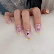 Load image into Gallery viewer, Cute rabbit Cute cat  Japanese Justice Girl 3D Back Glue Nail Sticker Nail Decoration Nail Art Nail Ornament Self Adhesive Nail Decals for Nail Art Decoration Including Hearts Stars Letters Bowknot Leaves Flowers Plants Fruits Butterflies for Woman
