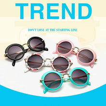 Load image into Gallery viewer, Cute Round Polarized Sunglasses for Kids Girls Boys UV400 Protection Fashionable &amp;  Children's Sunglasses New Cute Baby Round Frame &amp; Colorful Sunshade Mirror For Kids
