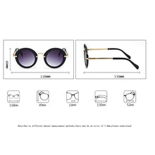 Load image into Gallery viewer, Cute Round Polarized Sunglasses for Kids Girls Boys UV400 Protection Fashionable &amp;  Children's Sunglasses New Cute Baby Round Frame &amp; Colorful Sunshade Mirror For Kids
